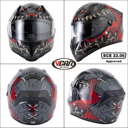 Vcan h128 full face motorcycle - vcan,